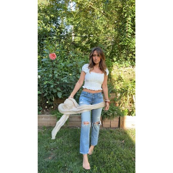 ABLE ‘The Slouch’ Distressed Denim - Picture 1 of 9